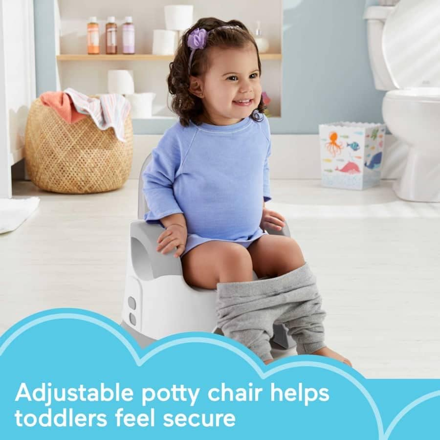 Fisher-Price Custom Comfort Potty, Adjustable Infant and Toddler Toilet Training Chair image number 5
