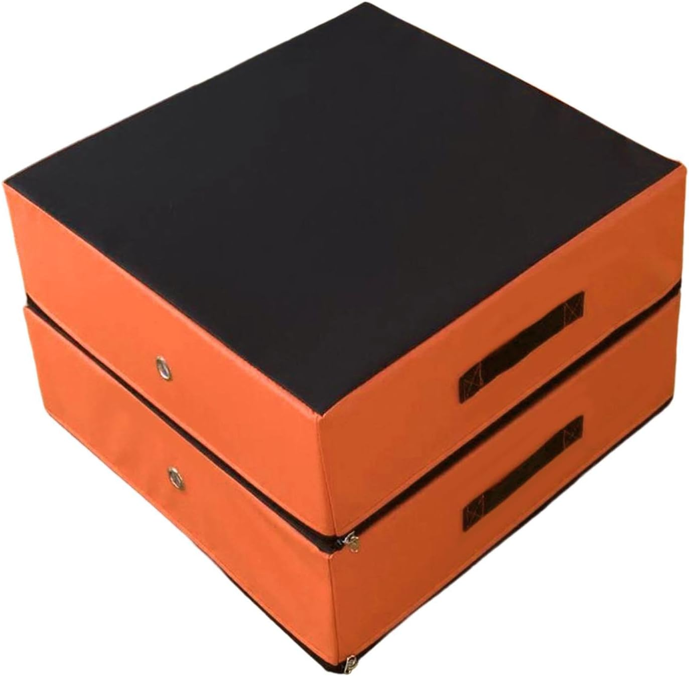 Kibcslic 2 Weightlifting Fall Protection Mats, Barbell Deadlift Mats, Compact 50 X 50 X 15 Cm (20 X 20 X 6 Inches), Weightlifting Drop Mats for Fitness