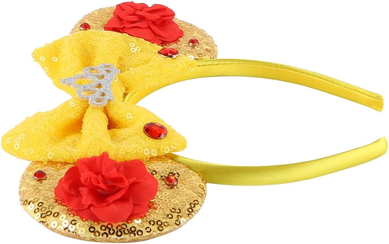Enwye Mickey Ears Headband Fits Different Head Shapes and Hairstyles Suitable for Disneyland, Festivals, Birthday Parties and Other Occasions image number 2