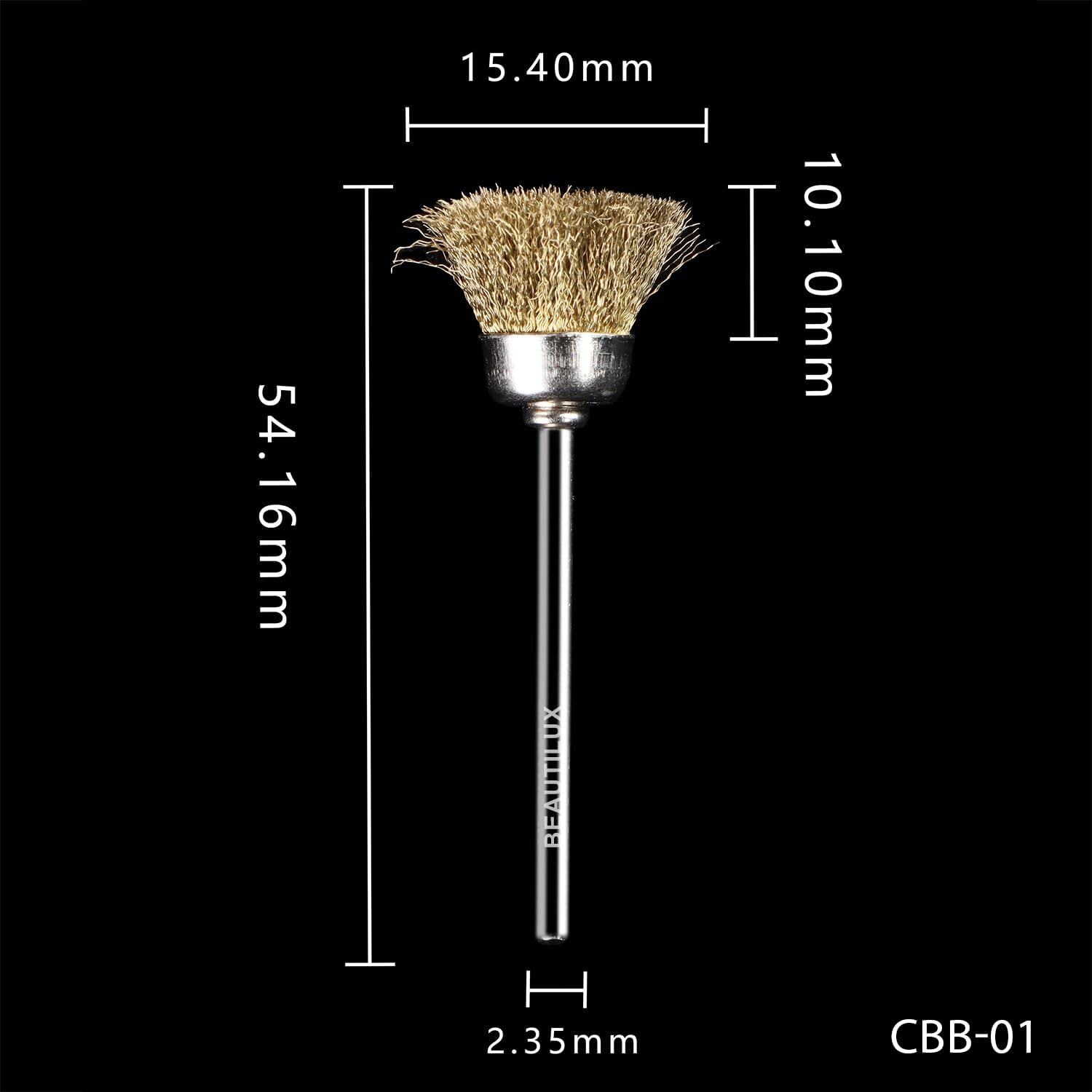 Beautilux Cuticle Dirt Removal 3/32" Carbide Drill Bit for Quick Removal of Cuticle Deposits (CBB-01) image number 4
