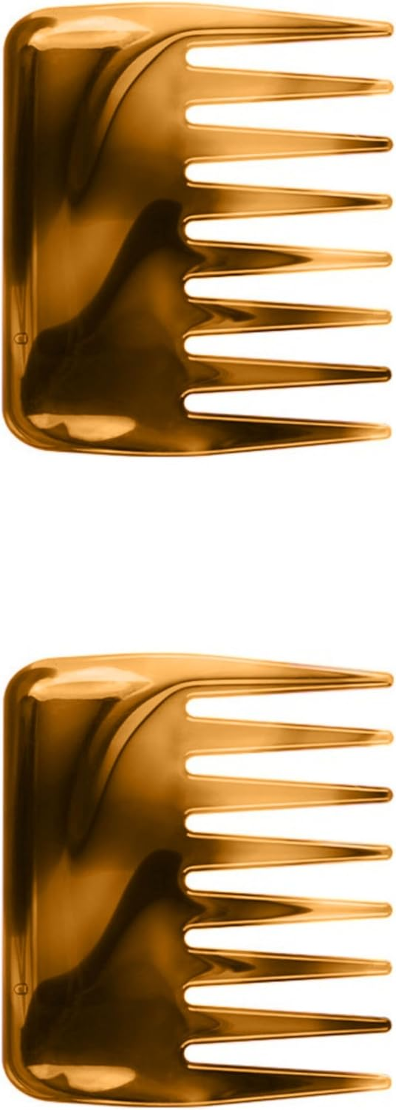 2 Pcs Mini Wide Tooth Comb, Portable Detangling Combs Travel Comb Large Tooth Comb for Women Men Hick Hair Wet & Dry (Amber, One Size) image number 5