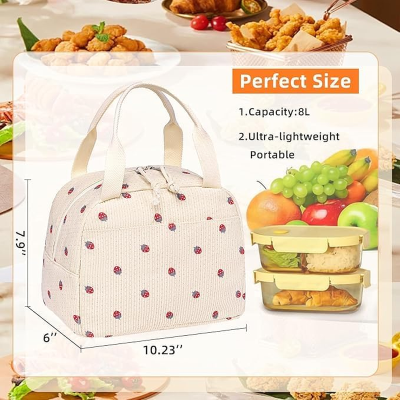 1Pcs Lunch Bag ，Reusable Lunch Box for Travel Work Picnic image number 4