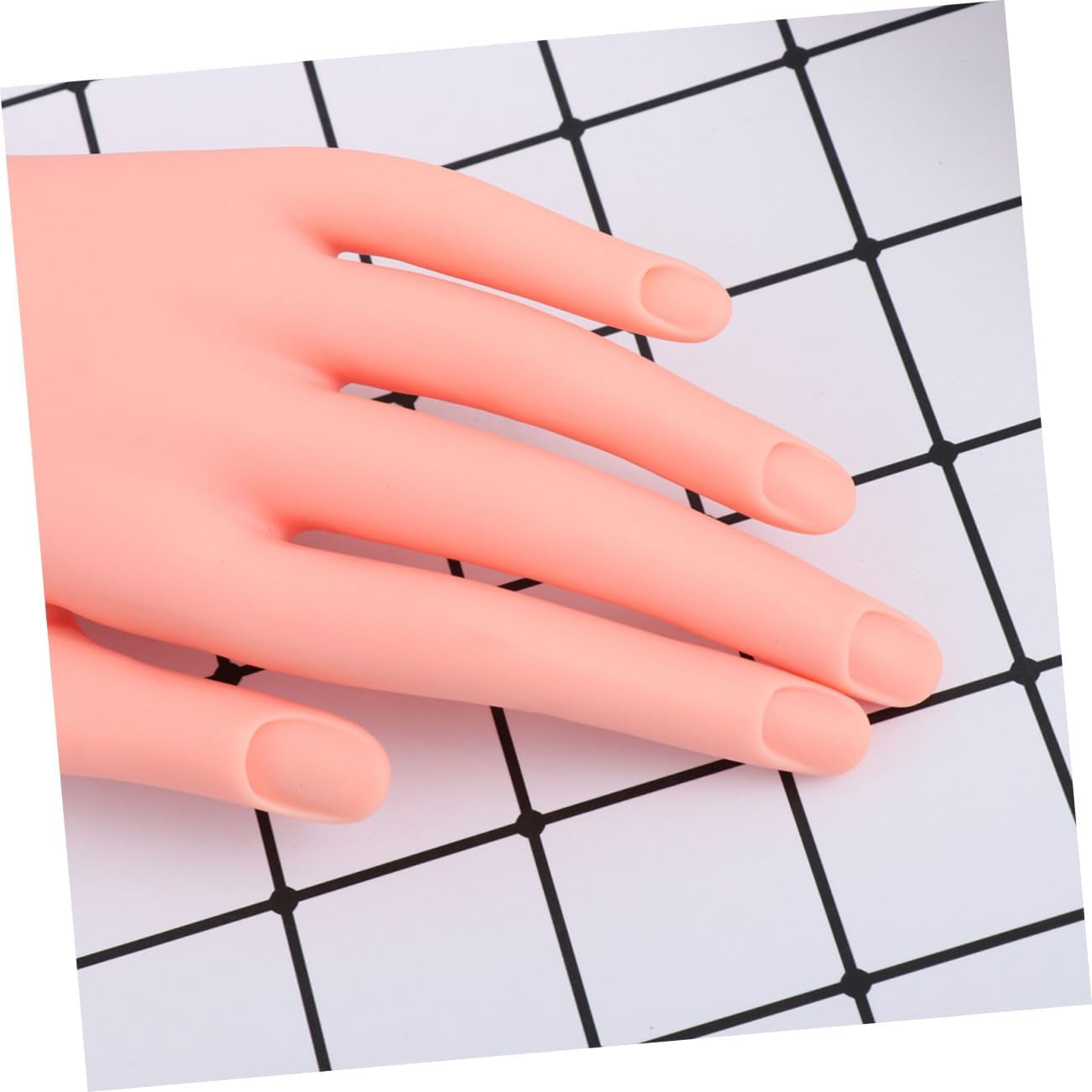FOMIYES Nail Tip Practice Hand Model Movable Bendable Fake Hand for Manicure Nail Tools Accessories image number 1