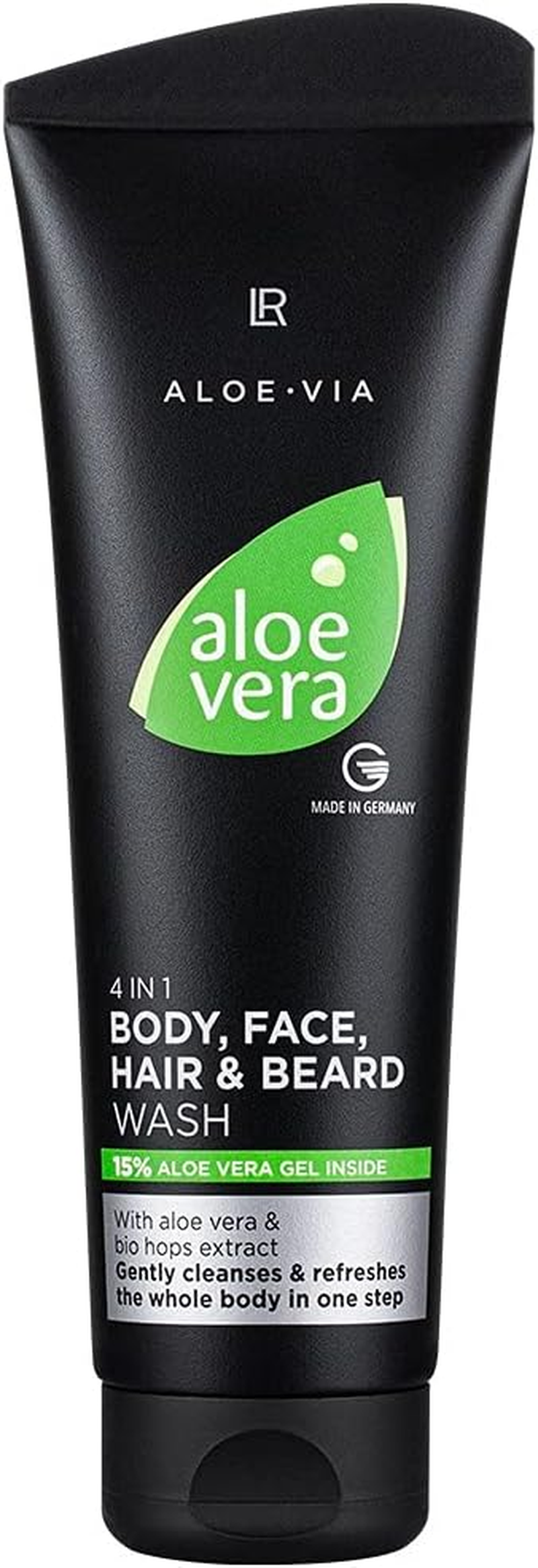 LR Aloe Vera Men'S Essentials Men'S Care 4-In-1 Body, Face, Hair and Beard Shampoo