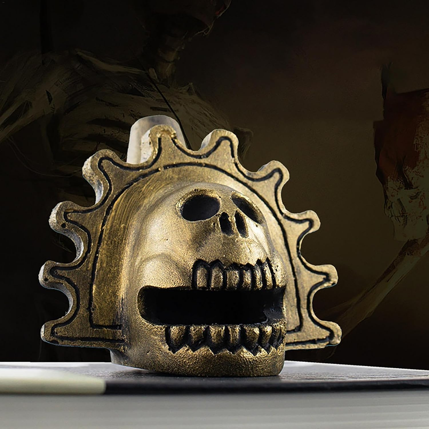 Loud Human Screaming Whistle, Aztec Death Whistle, Creative Aztec Death Whistle, Aztec Ceremonial Whistle, Ancient Aztec Whistle, Aztec Sound Whistle for Aztec Scream Whistle image number 1