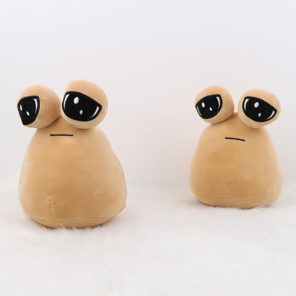 8.6In Alien Pou Plush Toy,Cute Emotion Alien Plushie Stuffed Animal Pillow Christmas Birthday Gifts for Boys and Girls (2Pcs Alien Plush Toy) image number 5