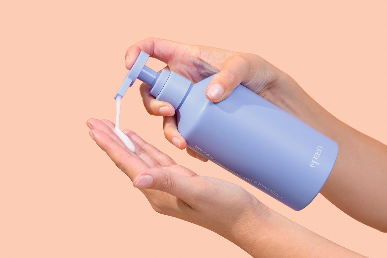 Epzen Coconut Cream & Vanilla Bean Body Wash Starter Pack - Organic Powder-To-Gel with AHA, Inulin, Oatmeal - Non-Stripping, Luxurious Lather &ndash; Refillable image number 4