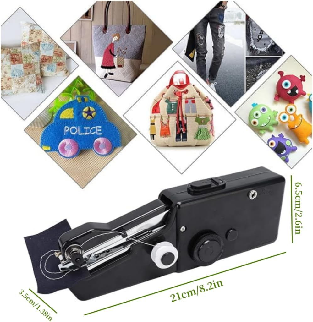 Handheld Sewing Machine, Sewing Machine for Beginners, Portable Sewing Machine,Electric Sewing Machine,Two Power Supply Methods,Home Essentials Tool Kit for Clothing Repair,Crafts,Creative Assistant image number 4