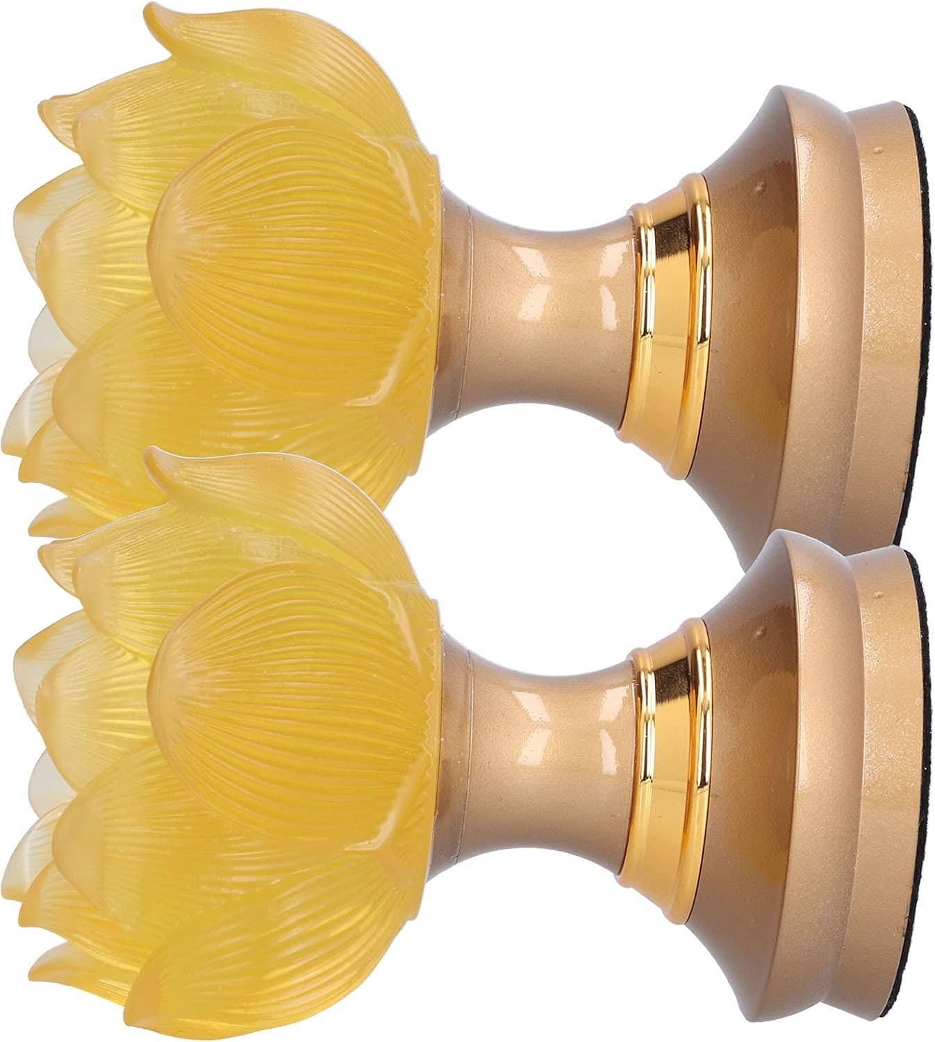 NDNCZDHC Lotus Light 2Set LED Lotus Buddha Lamp Imitated Colored Glaze Prayer Light Home Meditation Buddhist Supplies 100-240V(AU Plug) image number 2