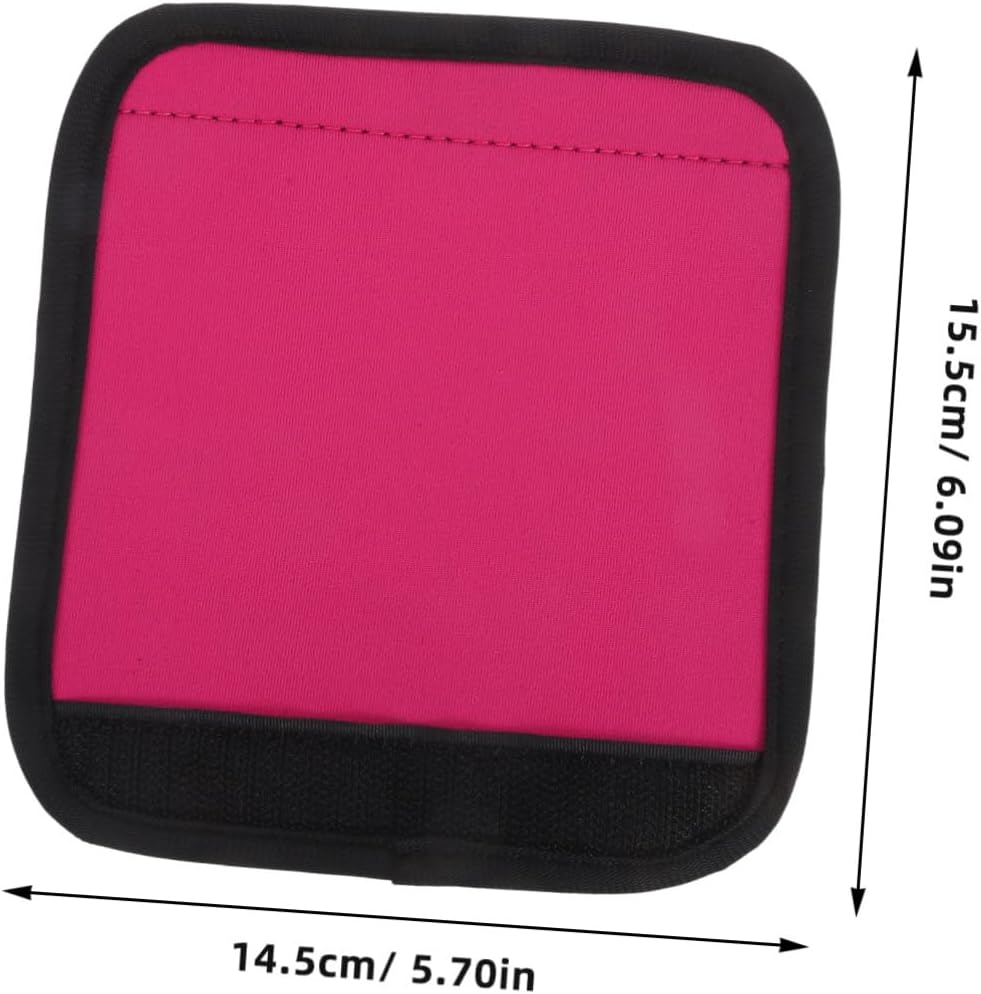 FOMIYES Luggage Handle Wraps Travel Hand Protectors Suitcase Handle Saddle Pink Protective Sleeve Comfortable Grip for Suitcases image number 1