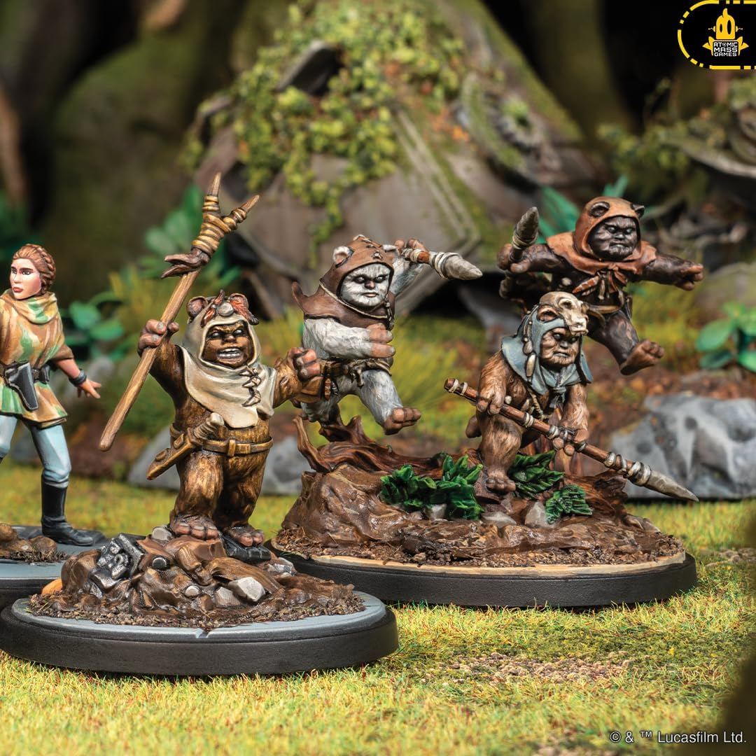 Atomic Mass Games Star Wars: Shatterpoint - Ee Chee Wa Maa! Squad Pack Tabletop Miniatures Game image number 2