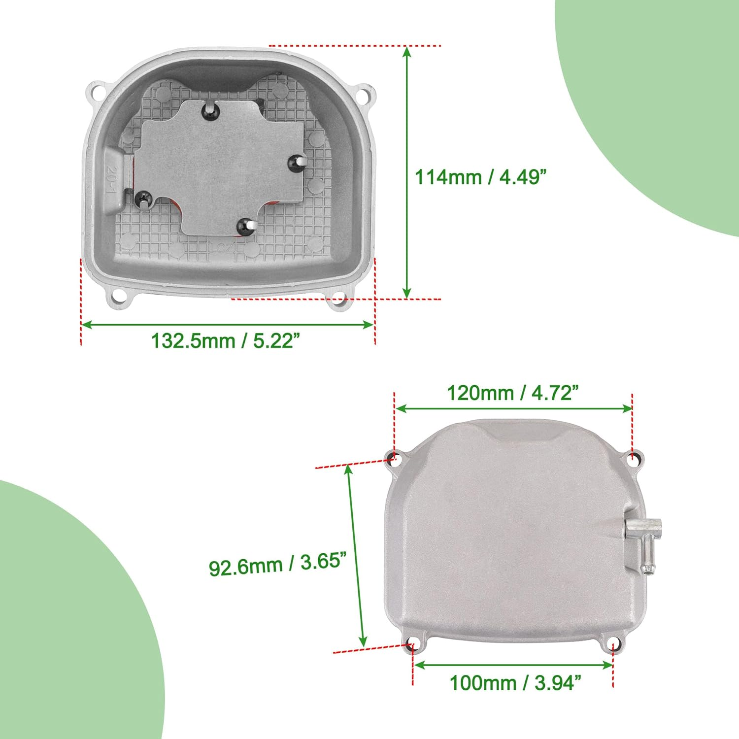 150Cc Engine Cylinder Head Cover for GY6 4 Stroke Scooter ATV Go Karts image number 1