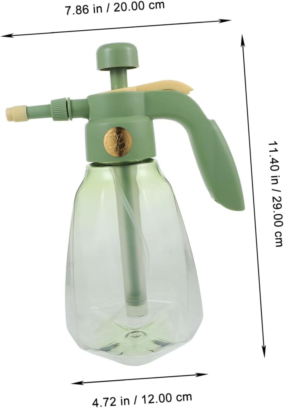 TOYZFRIENDY Small Watering Can for Plant Spraying Plastic Mister Pressure Spray Function for Indoor Gardening and Flower Pots image number 2