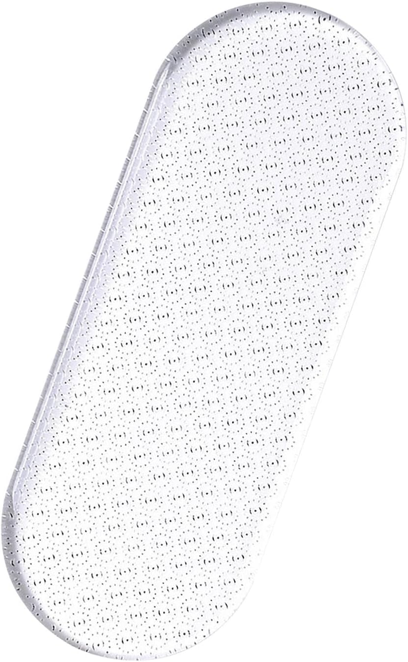 Glass Foot File Callus Remover,Clear Foot File | In-Shower Foot Scrubber Dead Skin Remover, Dry Heels Skin Remover Pedicure Kit for Feet Dead Skin Smoothing