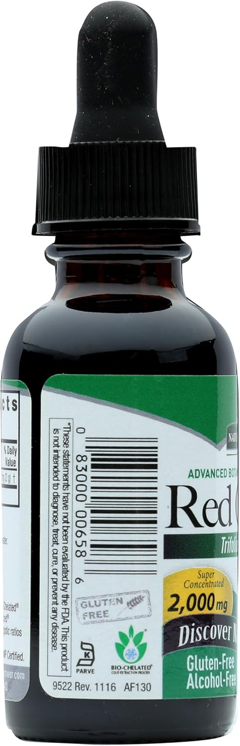 Nature'S Answer Red Clover 2000 Mg, 1-Fluid Oz - Alcohol-Free Extract Supplement - Natural Mood Support - Hormone Balance for Women - Menopausal Support image number 1
