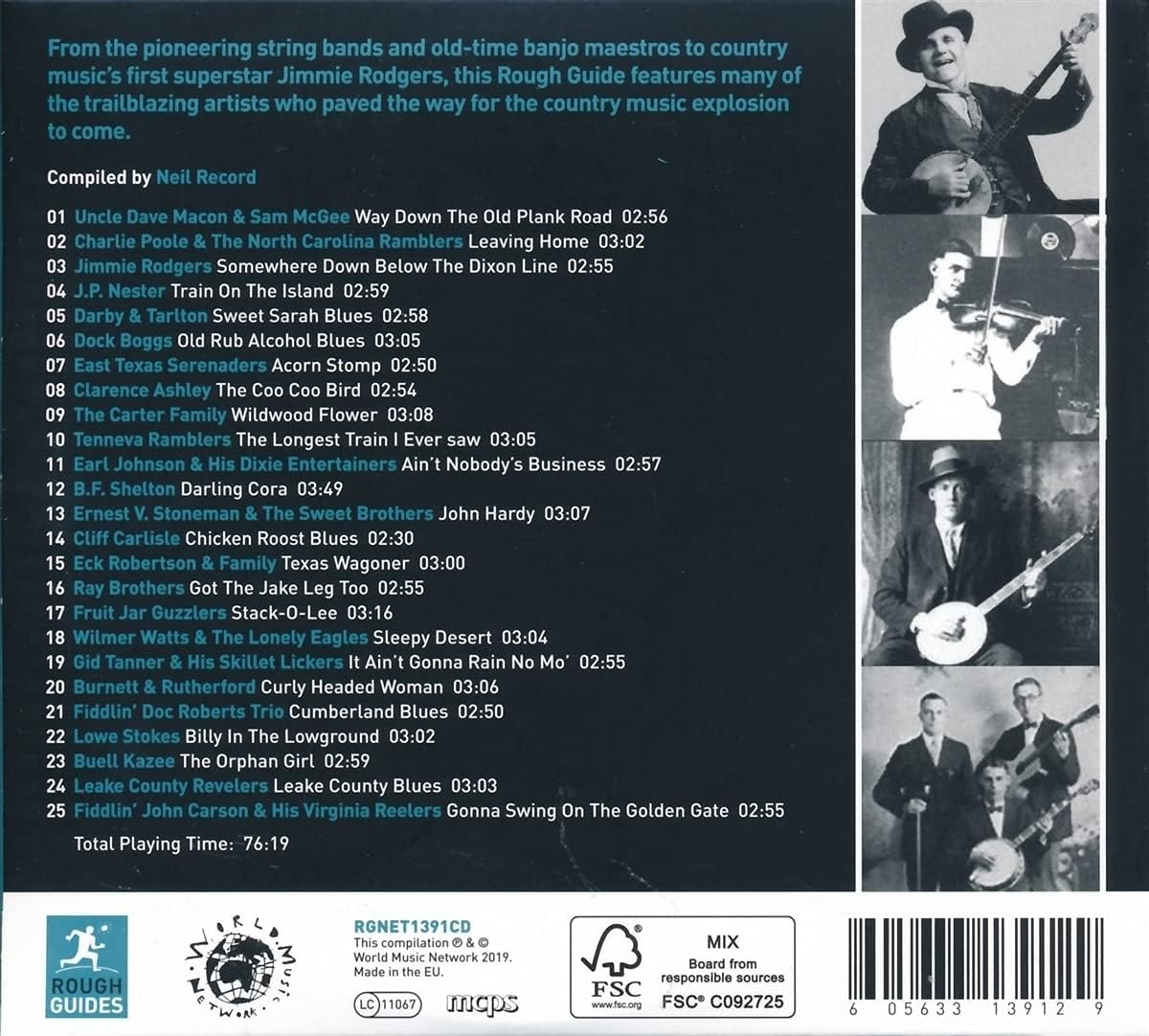 Rough Guide to the Roots of Country Music