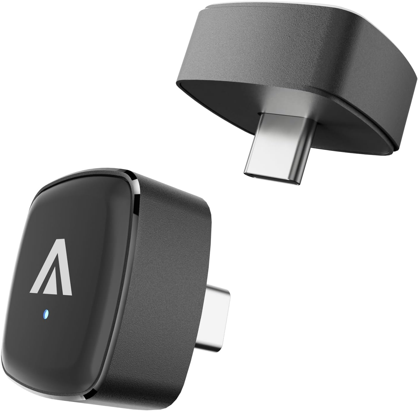 D7 USB C Wireless Carplay Android Auto Mini 2-In-1 Adapter, Alloy Shell, Compatible with 2016+ Factory-Installed Wired Carplay/Android Auto Cars, Plug & Play Car Play Dongle for Iphone & Androidphone image number 2