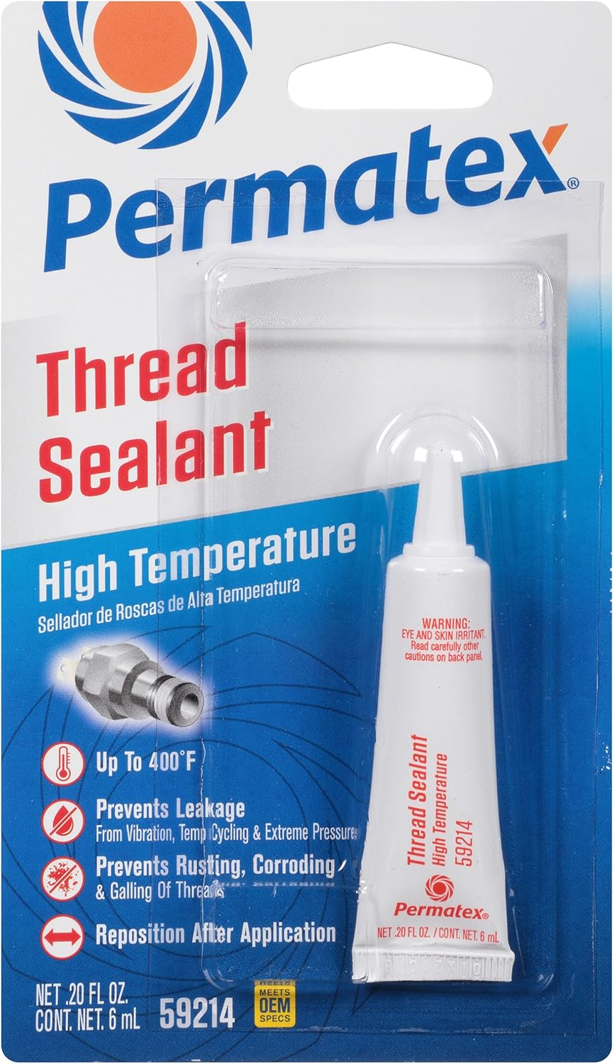 Permatex 59214 High Temperature Thread Sealant, 6 Ml Tube image number 3