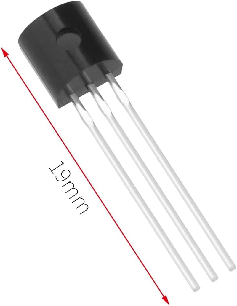 Create Idea 5Pcs TMP36 Temperature Sensors 3 Pin TO-92 TMP36GZ High Precision Celsius Temperature Sensor 2.7 V to 5.5 V Low Voltage Operation Sensors image number 4