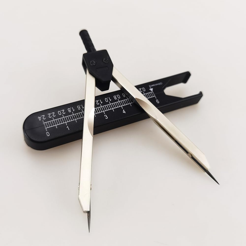 Airgoesin Ecg Ekg Black Calipers Ruler Drafting Electrocardiogram Divider image number 5