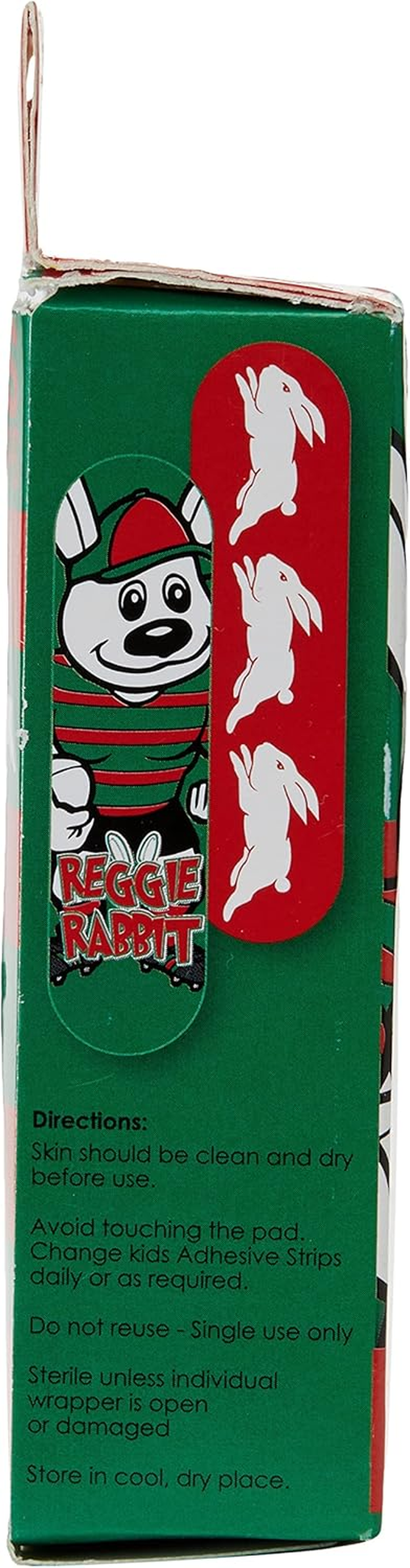 NRL Rabbitohs Mascot Adhesive Bandages (Pack of 20)