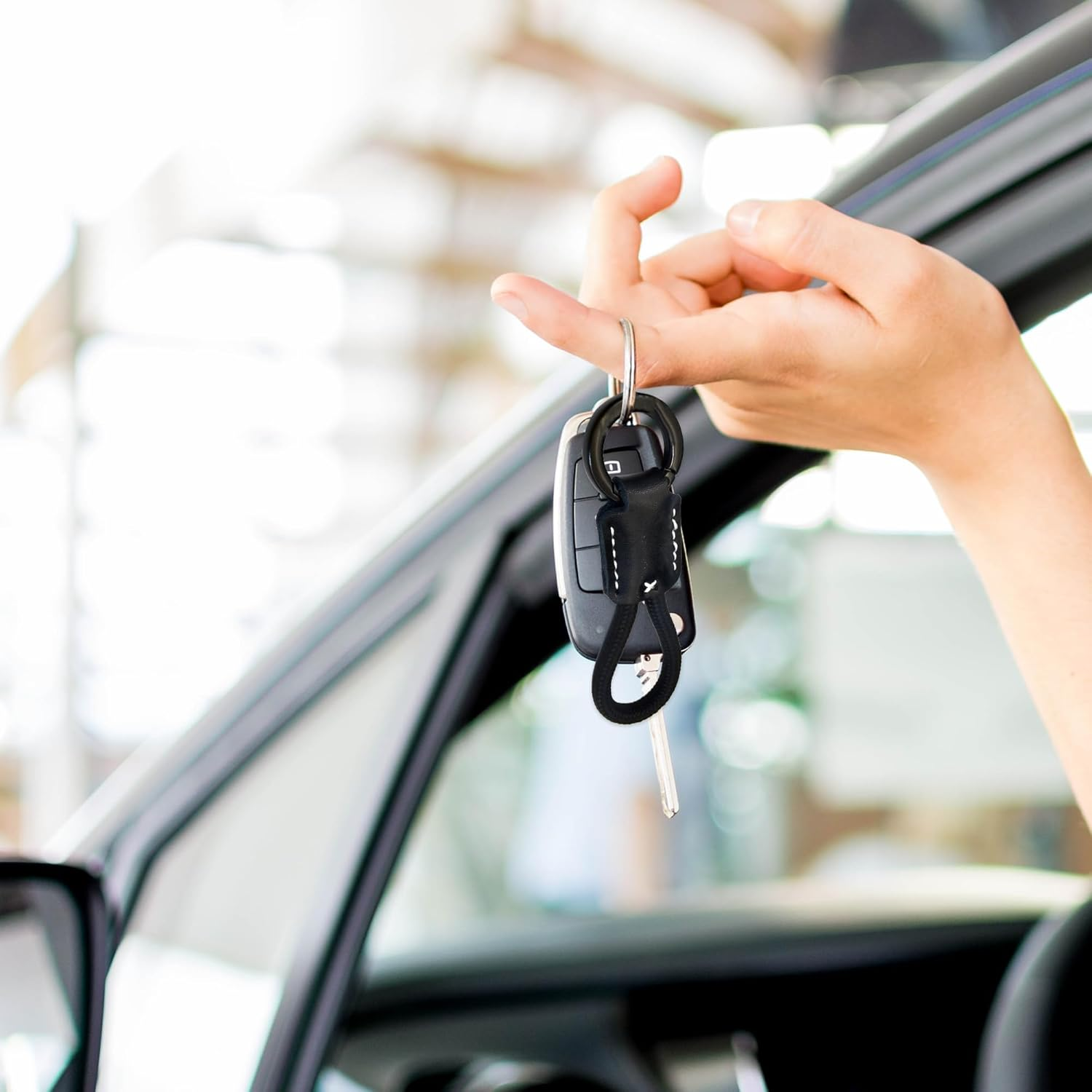 BYD Key Case Cover for Sealion 7/Sealion 6, Premium Silicone Waterproof & Dustproof Car Key Protector with Metal Lanyard, Kayrings, Screwdriver - BYD ATTO 3/Dolphin/Seal/Shark 6 Accessories