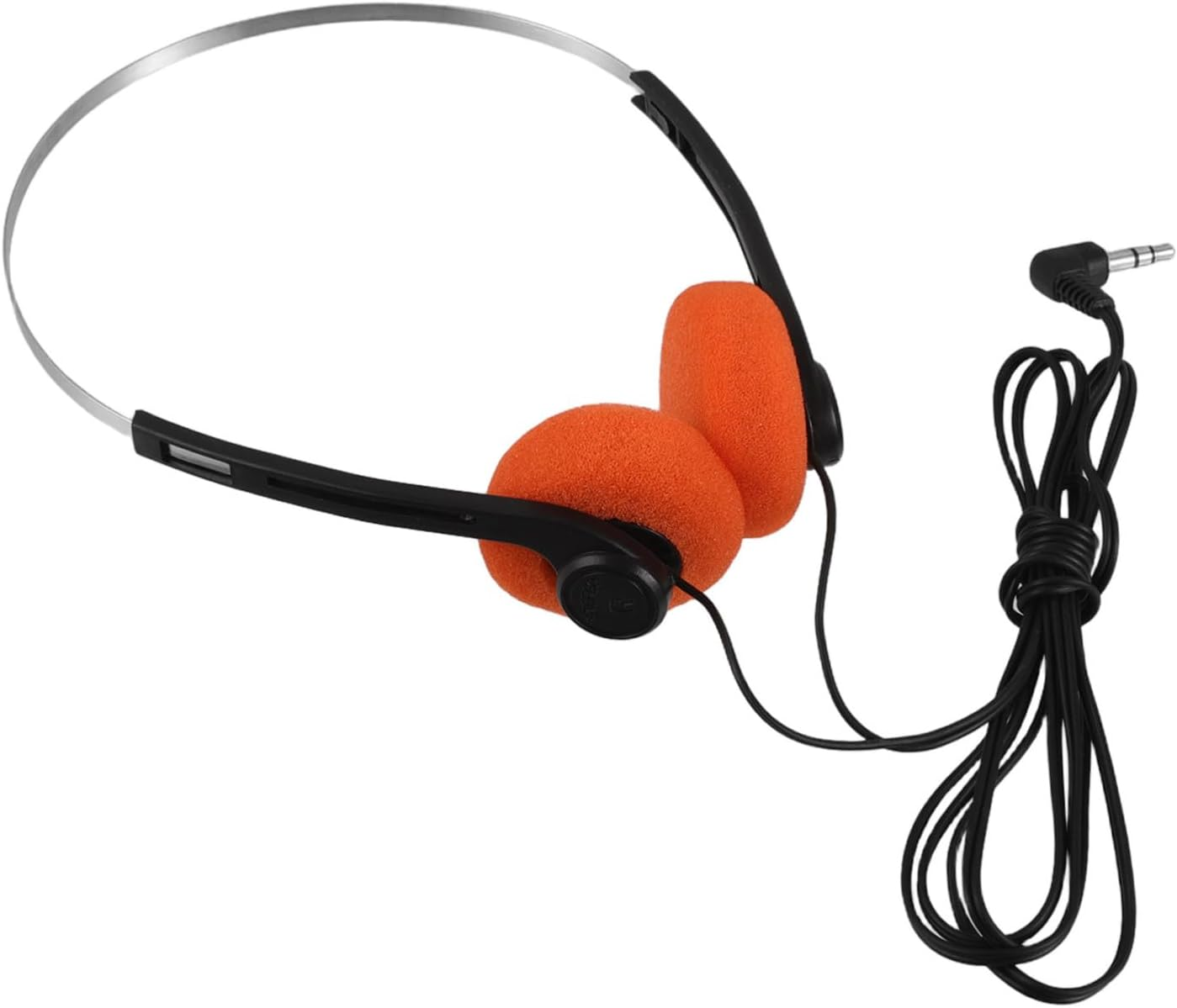 LRXIYODE Portable Lightweight Retro Ear Headphones for Adjustable Headband Comfortable Fit for School Classroom Travel