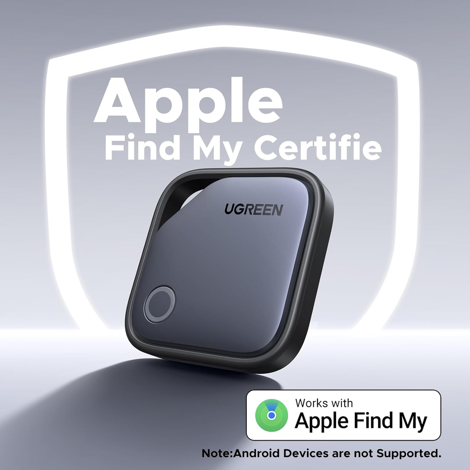 UGREEN Finetrack Smart Finder, Bluetooth Tracker Tag, 2-Year Replaceable Battery, Compatible with Apple Find My (Ios Only), 80Db Alarm Volume, Item Finder and Locator for Keys, Wallet, Luggage, Car image number 4
