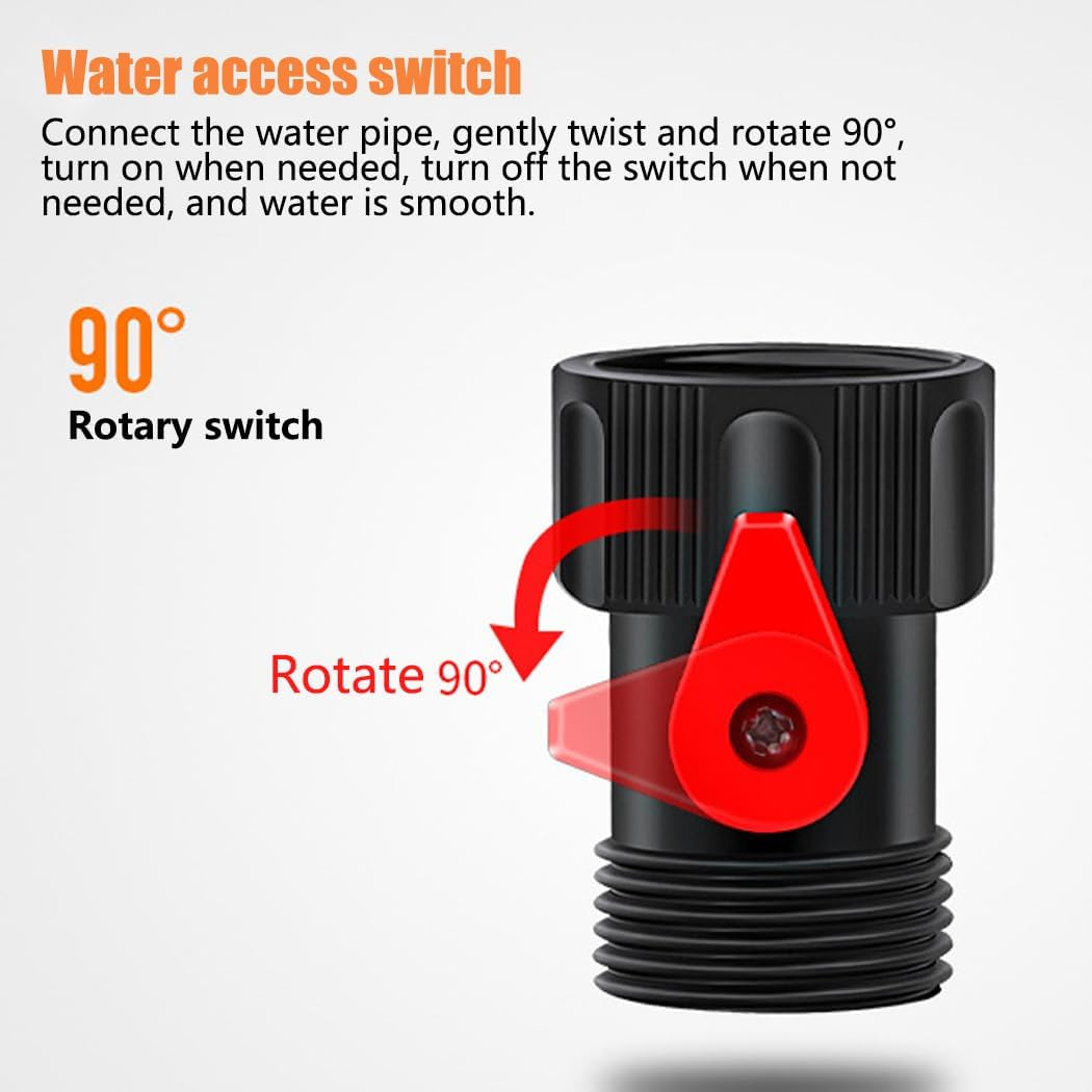 Sunblue Rotating Car Wash Brush, High Pressure Foam Brush with Soap Dispenser & Hose Attachment - Automatic Car Cleaner & Styling Tool image number 6