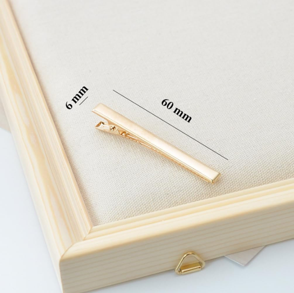 Crocodile Hair Clips Metal 24 Pieces Hair Clips Hairpin Accessories for DIY Hair Styling Art Craft Projects (Gold, 2.4 Inch) image number 6