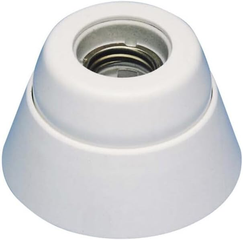 E27 Porcelain Straight Lamp Holder Ideal for Export Use in Home and Decorative Lighting