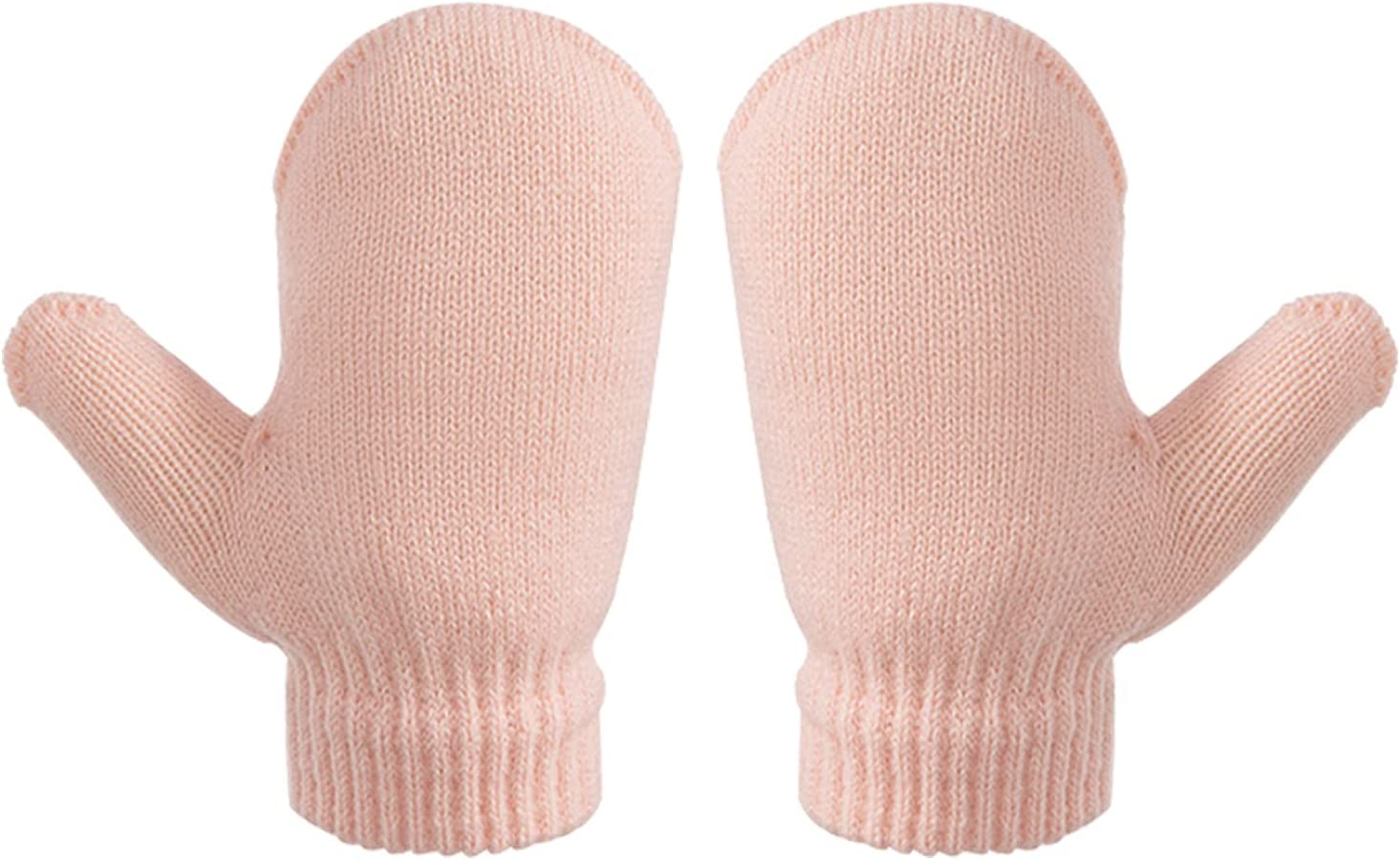 Baby Toddler Winter Beanie, Sets of Boys Girls Earflap Hat with Warm Gloves,Cute Bear Infant Knit Caps, Soft Warm Fleece Lind Knit Cap for Baby 1-4 Years image number 3