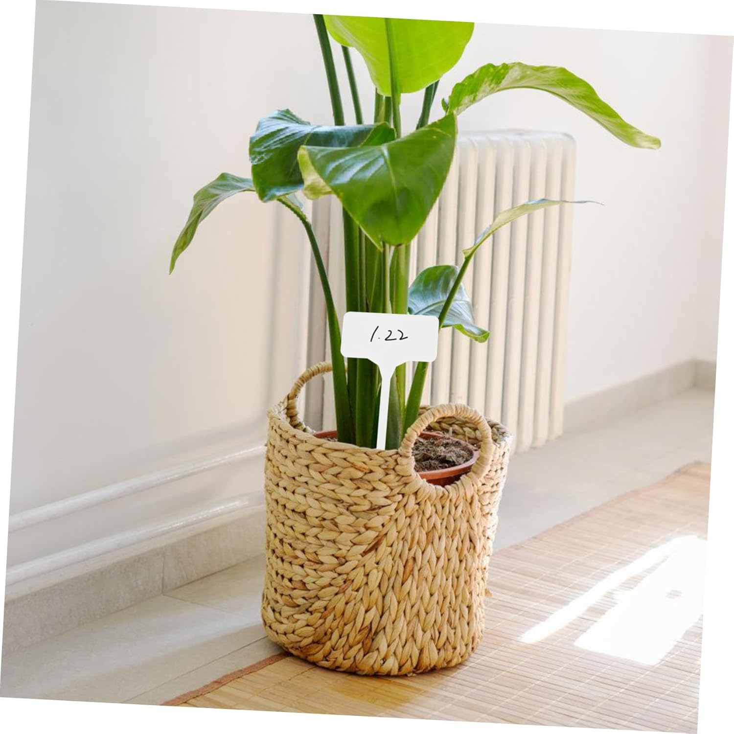 PHENOFICE 50Pcs Plant Labels Replaceable Garden Markers Safe Practical Plant Tags Compact Easy to Use Decorative Garden Supply image number 4