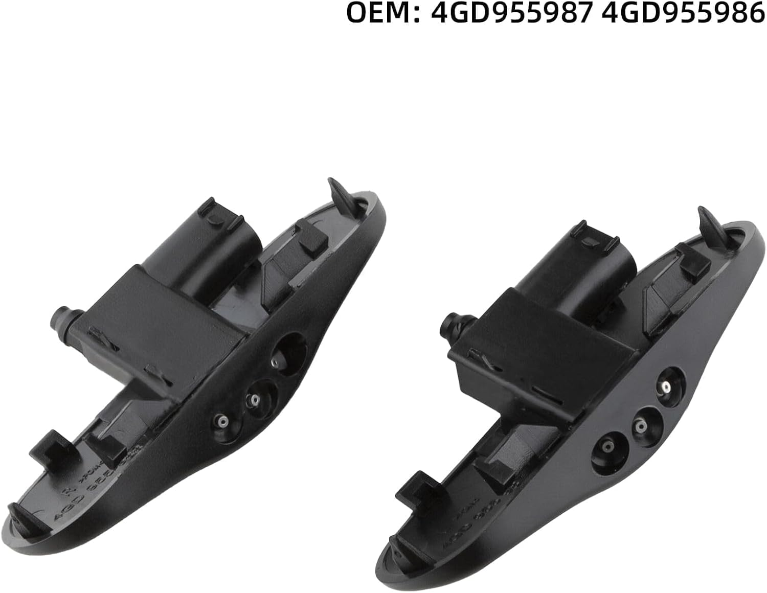 Front Windscreen Washer Spray Nozzle Jet with Heated for A3 A4 A5 A6 A7 A8 Q3 Q5 Q7 TT 4GD955987 Left and Right Side