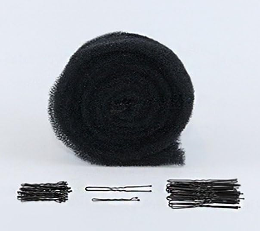 Hair Sponge for Updo - Hair Filler & Bun Maker for Women, Volumizing Donut Padding Tool, Instant Buns Styling Accessory (Light Coffee)