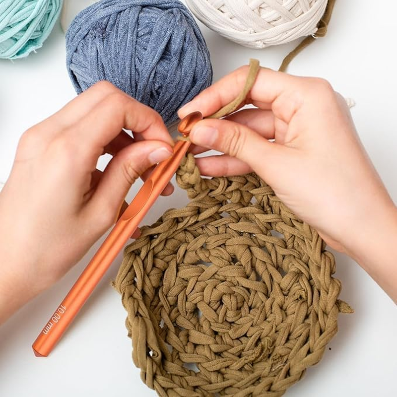 Large Size Metal Crochet Hooks Set, 3Pcs Large Aluminum Crochet Hooks,Large Size Metal Crochet Hook Large Aluminum Crochet Hooks,Aluminum Crochet Hook Metal Crochet Hooks,Large Aluminum Crochet Hooks image number 5