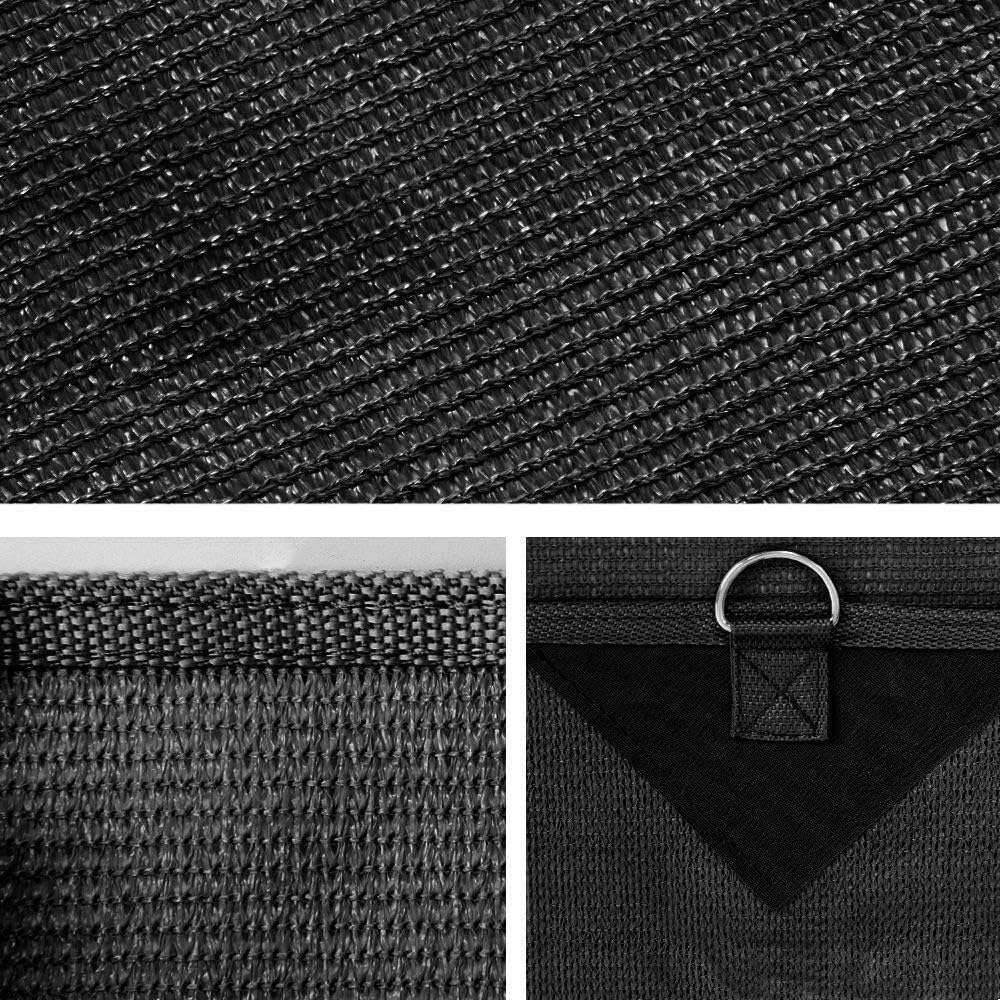 Privacy Screen Roll Out Awning 1.95X2.2M Sun Shade End Wall Side Black image number 2