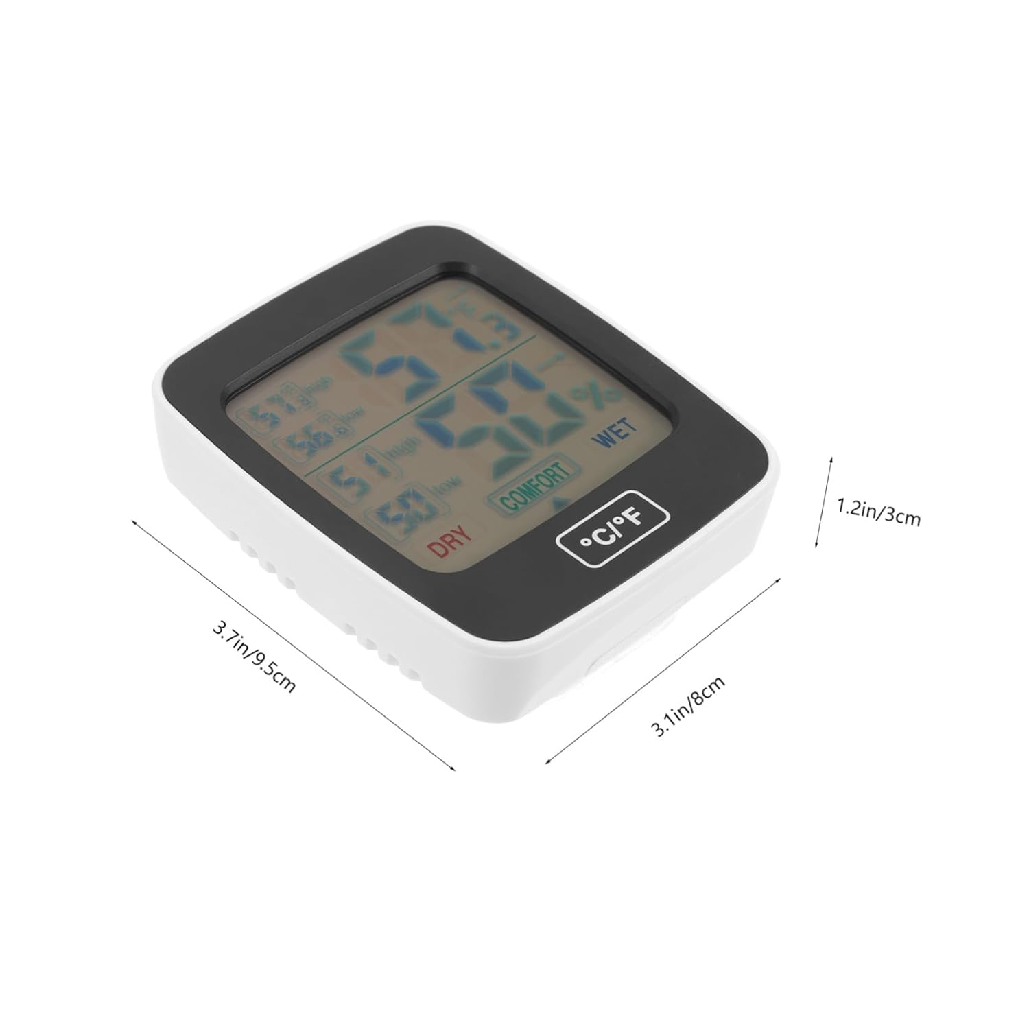 Gadpiparty Digital Hygrometer Thermometer with Large Screen Backlight Indoor Temperature Humidity Monitor for Home Office Basement Multipurpose Accurate Comfort Level Display image number 6