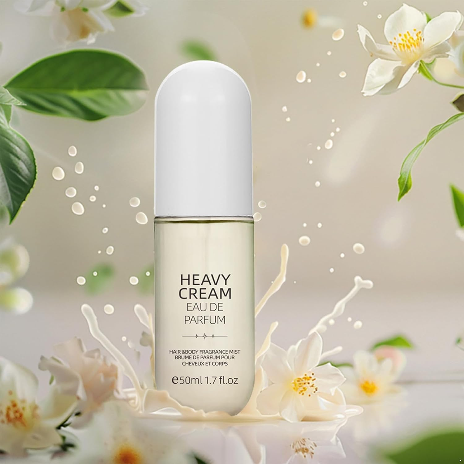 Miutii Alcohol Free Perfume for Women Long Lasting Fresh Cream Scented Body Spray and Hair Mist with an Air of Elegance and Luxury White One Size image number 5