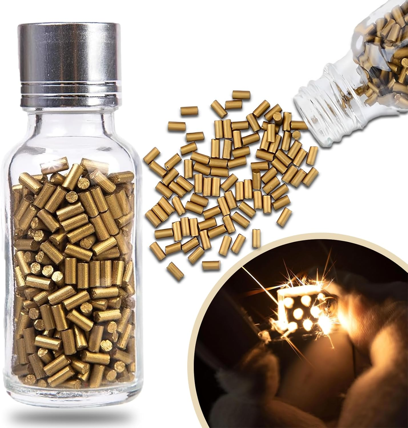 Lighter Replacement Parts - for Zippo Flints and Accessories (400 Pieces), Flint, Universal Replacement Flint for Petrol Gas Flint Lighter, for Most Lighters image number 4