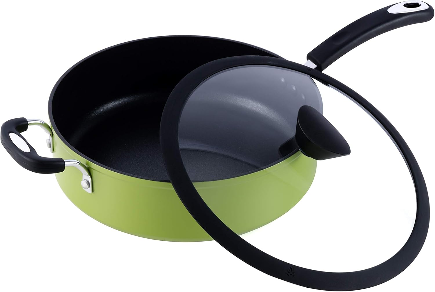 Ozeri the Green Earth All-In-One Sauce Pan By, with Ceramic Non-Stick Coating from Germany (100% PFOA & APEO Free) image number 4