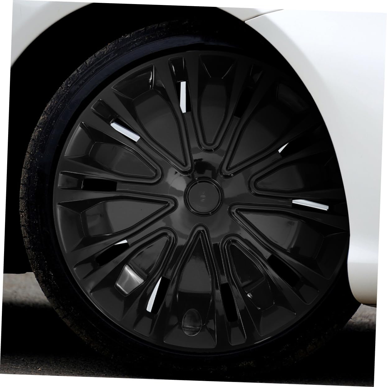 FUNOMOCYA Car Rim Hubcap Cover Automotive Wheel Rim Protector Decorative Hubcaps Easy Install Enhance Your Vehicle Look image number 4