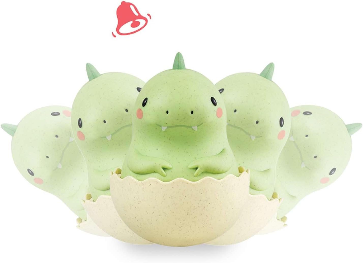 Tiger Tribe Roly Poly - Dino, Tummy Time Baby Infant Toy, Wobbling, Soothing Sensory Toy, Gentle Tinkling Sound, ECO Bioplastic, 3 Months - 2 Years image number 1