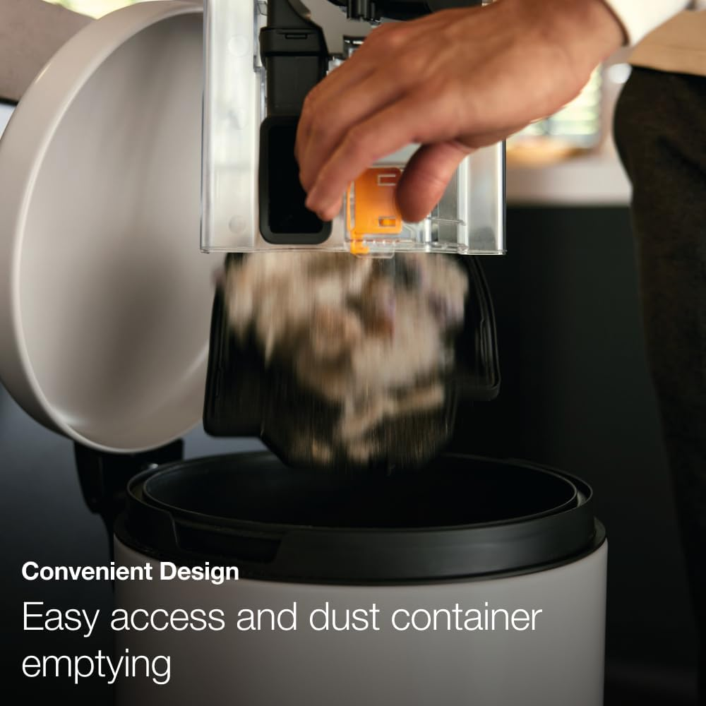 Miele Blizzard CX1 Cat & Dog Powerline Bagless Cylinder Vacuum Cleaner with HEPA Filter, 1100W Suction Power, Includes Universal Floorhead and Turbo Brush, Autumn Red