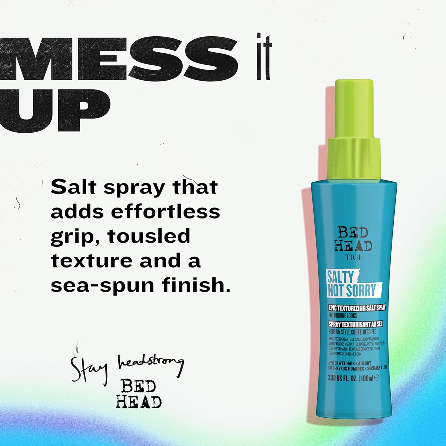 Tigi Bed Head Salty Not Sorry Epic Texturizing Salt Spray 100Ml image number 3