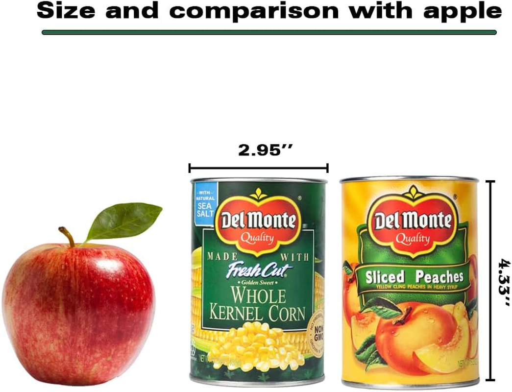 Fake Whole Kernel Corn Can Safes and Fake Peach Can Safes Diversion Secret Stash Safes(Pack of 2,Yellow and Green)