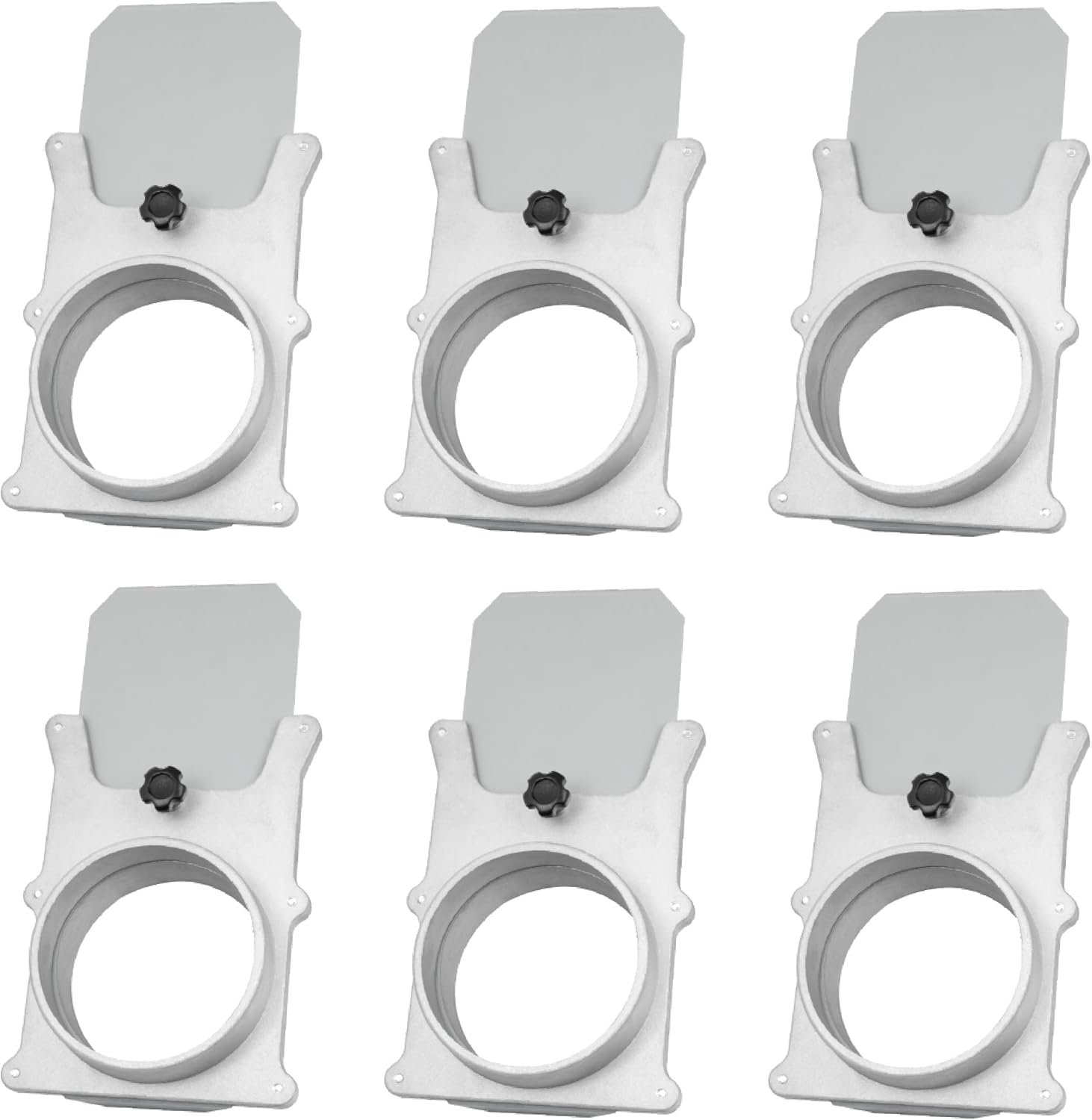 POWERTEC 70135-P6V 4-Inch Blast Gate for Dust Collector, Dust Collection Fittings, 6 PK image number 3