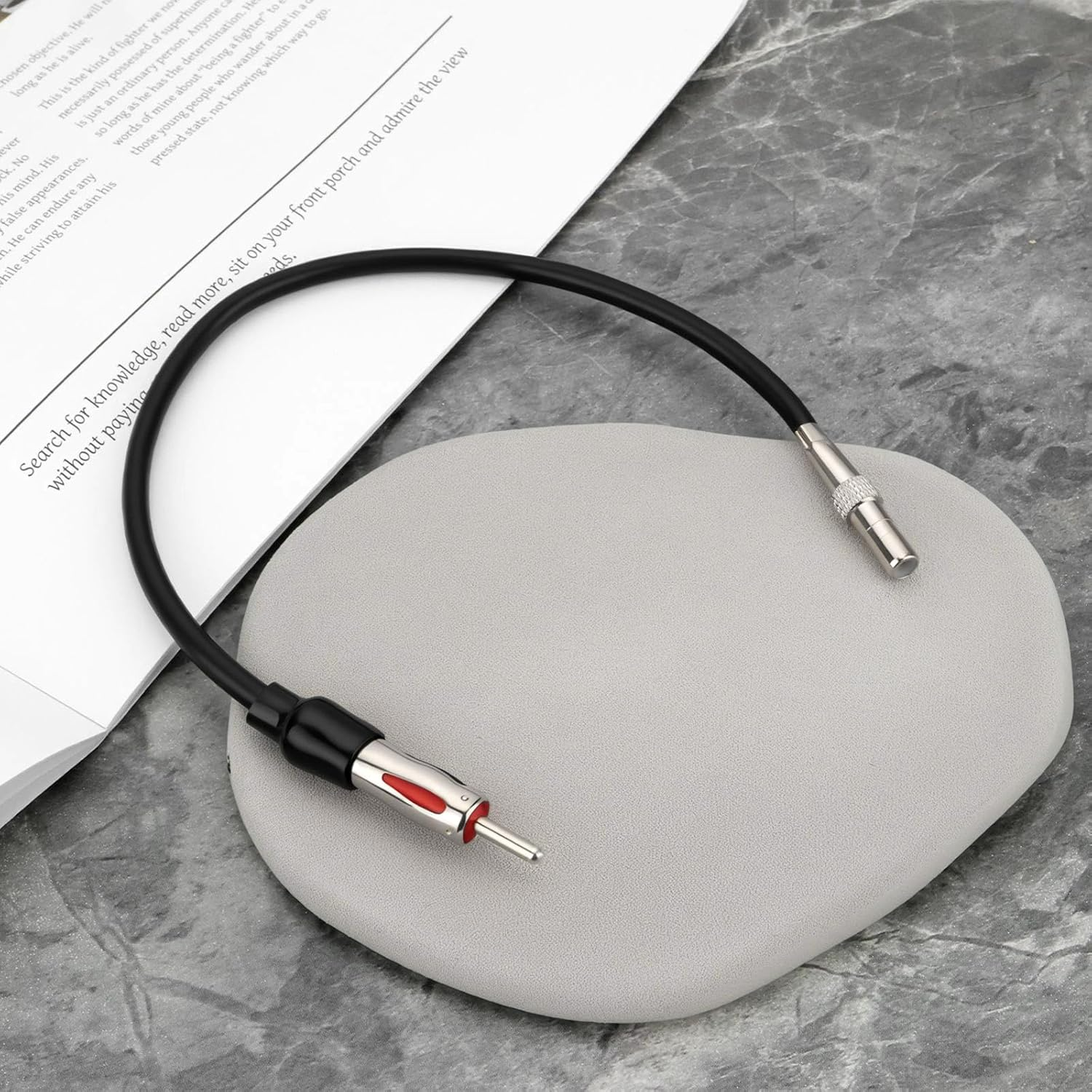 2Pcs Car Radio Antenna Adapter Compatible with Chrysler Compatible with Dodge to Aftermarket Stereo Radio 2002-2008 image number 6