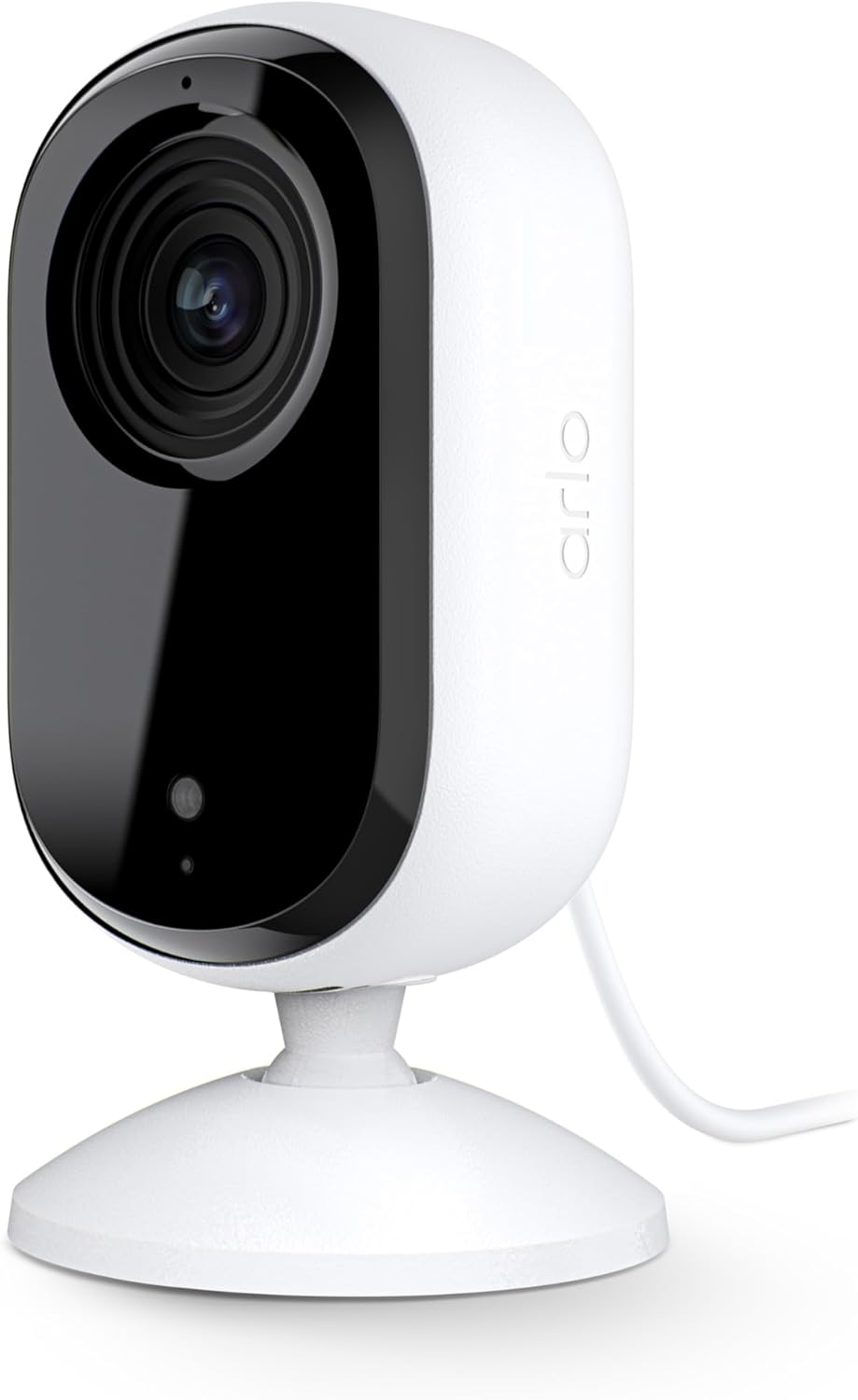 Arlo Essential Security Camera HD | Indoor Only | 2Nd Gen | Pet Camera & Baby Monitor | Wired, Automated Privacy Shield, 2-Way Audio, Night Vision, Live Stream, Motion Alerts,Notifications|White 1 Cam image number 1