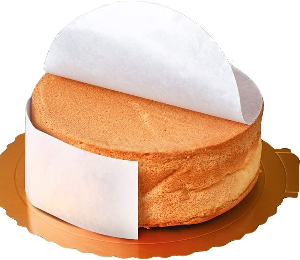 1Pcs Non-Stick Baking Parchment Roll, 10Cm X 50M Coated with Silicone for Springform Cake Tin (White) - White image number 3